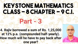 Compound Interest  Class 8  Keystone Mathematics [upl. by Carolynn]