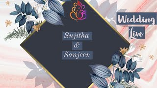 Sujitha amp Sanjeev Wedding Live [upl. by Salamone175]