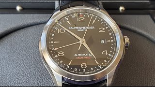 Baume amp Mercier Clifton Dual Time Unboxing and Initial Impressions [upl. by Nraa]