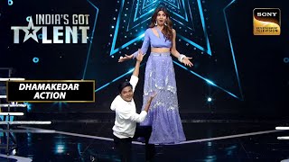 इस Magician ने उड़ाया Shilpa Shetty को हवे में  Indias Got Talent Season 9  Dhamakedar Action [upl. by Esiuolyram]