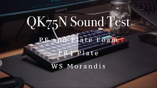 Creamy QK75N  ABS vs PBT Keycaps [upl. by Aiynot]