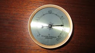 Analog Hygrometer Calibration Cigar Oasis [upl. by Inneg166]