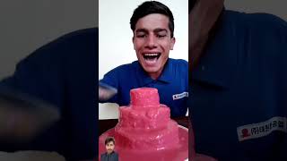 Icerm cake funny comedy memes birthday experimentchallenge comedymovies [upl. by Arimak287]