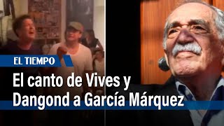 El canto de Carlos Vives y Silvestre Dangond a García Márquez que causa controversia en redes [upl. by Paver]