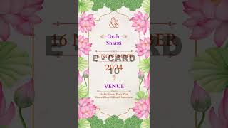 Indian wedding invitation e card 10 [upl. by Tory819]