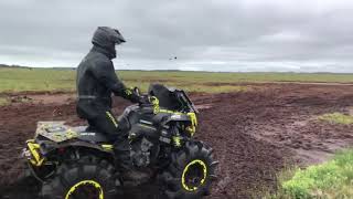 Can Am Renegade Xmr 1000r’s Top Speed Test and Mudding [upl. by Cocke52]