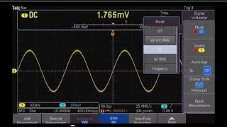 Tektronix MDO3000 Integrated Digital Volt Meter [upl. by Calise704]