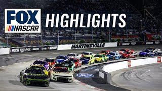 NASCAR Cup Series at Martinsville Speedway  NASCAR ON FOX HIGHLIGHTS [upl. by Hirza489]