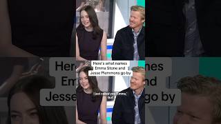 Heres what names Emma Stone and Jesse Plemmons go by [upl. by Johnathon668]