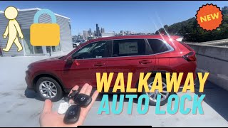 Walkaway Auto Lock How to enabledisable in 2024 amp 2025 Honda CRV EXL [upl. by Queston]