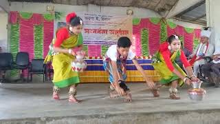 kol kol cholo cholo nodi kore Dance কল কল ছল ছল নদী করে টলমল ঢেউ ভাঙ্গে ঝর তুফানে তে  লোক নৃত্য [upl. by Namzaj]