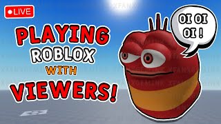 🔴OI OI OI PLAYING ROBLOX GAMES WITH VIEWERS STREAM shorts [upl. by Notelrac]