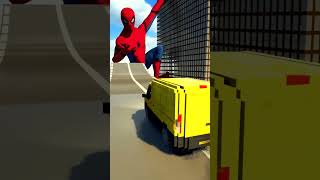 Ultimate Car vs Spiderman Destruction Challenge  Teardown shorts teardown spiderman [upl. by Notterb]