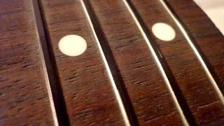 Luthiers Tips amp Tricks 11  The dos and donts of fret leveling [upl. by Nitsirt]