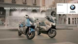 BMW Motorrad MaxiScooters C 600 Sport amp C 650 GT [upl. by Attekal469]