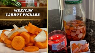 Pickled Carrots Recipe  مخلل مكسيكي مال جزر [upl. by Fechter862]