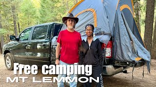 Dispersed Camping at Mount Lemmon Boondocking in Tucson Arizona [upl. by Elletsyrk129]