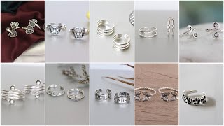 Latest silver toe ring designs  mettelu designs  Metti designs  Kaalungura  Minji [upl. by Malsi]