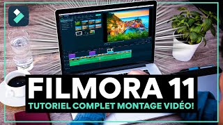 Comment faire du montage vidéo facilement avec Filmora 11  Tutoriel de A à Z [upl. by Clay]