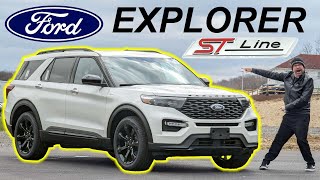 3 Rows AND Sporty Test Drive the 2024 Ford Explorer ST Line [upl. by Ernald]