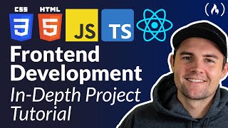 Frontend Web Development InDepth Project Tutorial HTML CSS JavaScript TypeScript React [upl. by Aillicec364]