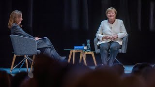 Altkanzlerin Angela Merkel stellt ihre Memoiren vor [upl. by Aida]