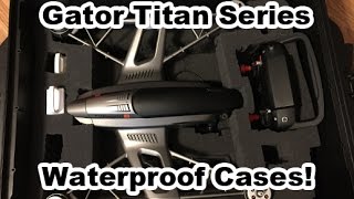 Gator Titan Series Waterproof Cases for DJs Photographer Drones Lighting etc [upl. by Simonsen143]