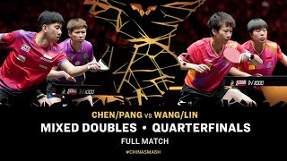 FULL MATCH  Pang  Chen vs Lin  Wang  XD QF  ChinaSmash 2024 [upl. by Ahsiloc]