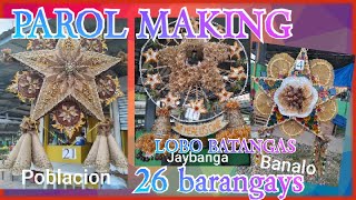 PAROL making Contest in LOBO 26 brgy [upl. by Siskind]