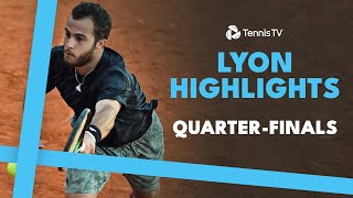 Bublik vs Kotov Etcheverry Gaston amp Mpetshi Perricard Play  Lyon 2024 Highlights QuarterFinals [upl. by Eidnas]