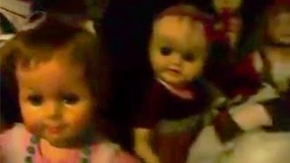 Top 15 Haunted Dolls Caught Moving on Camera [upl. by Aynotan]