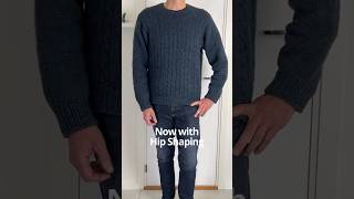 Tailoring Men’s Knitted Sweater  Hip Decreases [upl. by Aicilram]