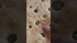 Focaccia recipe focaccia Bread foodie ￼shorts [upl. by Llenral926]