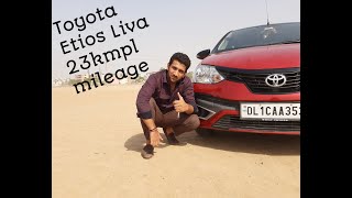 Toyota Etios Liva  23kmpl mileage  Detailed Review  worth buying Car [upl. by Kirred]