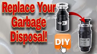 How to Install a NEW Garbage Disposal in Your Kitchen Sink  NEW GE Garbage Disposal Model GF525N [upl. by Iuq]