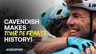 ALL 35 Mark Cavendish Tour de France stage wins 🐐  Eurosport Cycling [upl. by Lukey40]