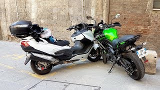 Burgman 650 amp Versys 650  2018 Pise  Toscane 3 [upl. by Dlarrej]