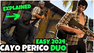 How to do Cayo Perico Heist DUO  Explained Easiest Way Updated 2024 GTA Online [upl. by Lupita]