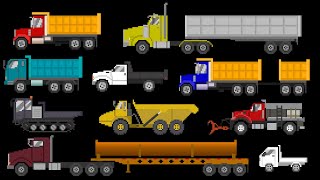 Dump Trucks  The Kids Picture Show [upl. by Elisha]