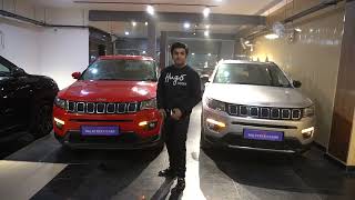 Jeep Compass Diesel 2017 Longitute  ₹930L Jeep Compass Petrol 2018 Sports  ₹85L [upl. by Yrret]