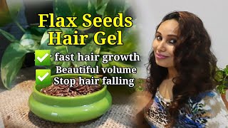 Flax seeds hair gel for fast hair growth [upl. by Klayman33]