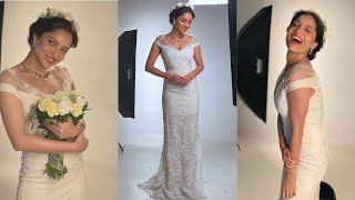 Ankita Lokhande Looks Gorgeous bride in a white embellished gown Ankita Lokhande Marathi bride Look [upl. by Haney]