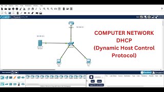 DHCP USING CISCO PACKET TRACER [upl. by Boote]