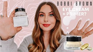 BOBBI BROWN VITAMIN ENRICHED EYE BASE REVIEW  UNDER EYE CREAM  PRIMER  NEW SKINCARE FOR 2020 [upl. by Citarella568]