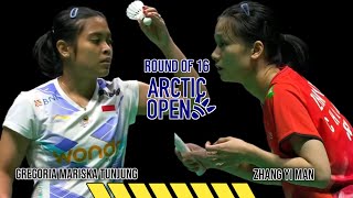 Arctic Open 2024  Gregoria Mariska Tunjung vs Zhang Yi Man  Round of 16 [upl. by Warfold187]