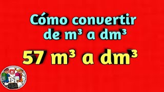 Convertir de m³ a dm³de metros cúbicos a decímetros cúbicosde m3 a dm3UNIDADES VOLUMEN [upl. by Ahsinnor571]