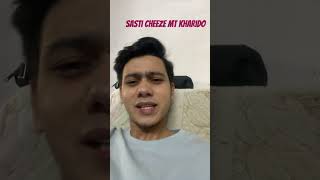 Sasti cheeze mt kharido youtubeshorts viral share comedy kingvines comedyskits [upl. by Litsyrk]