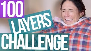 100 Layers of Clothes SUCCESS Beauty Break [upl. by Trab]