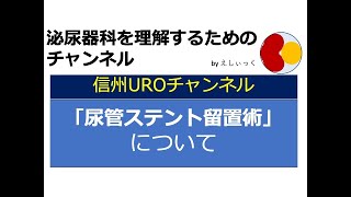 尿管ステント留置術を説明します。 [upl. by Rahal]