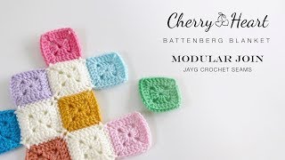 Modular Join JAYG Crocheted Seams [upl. by Cousins865]